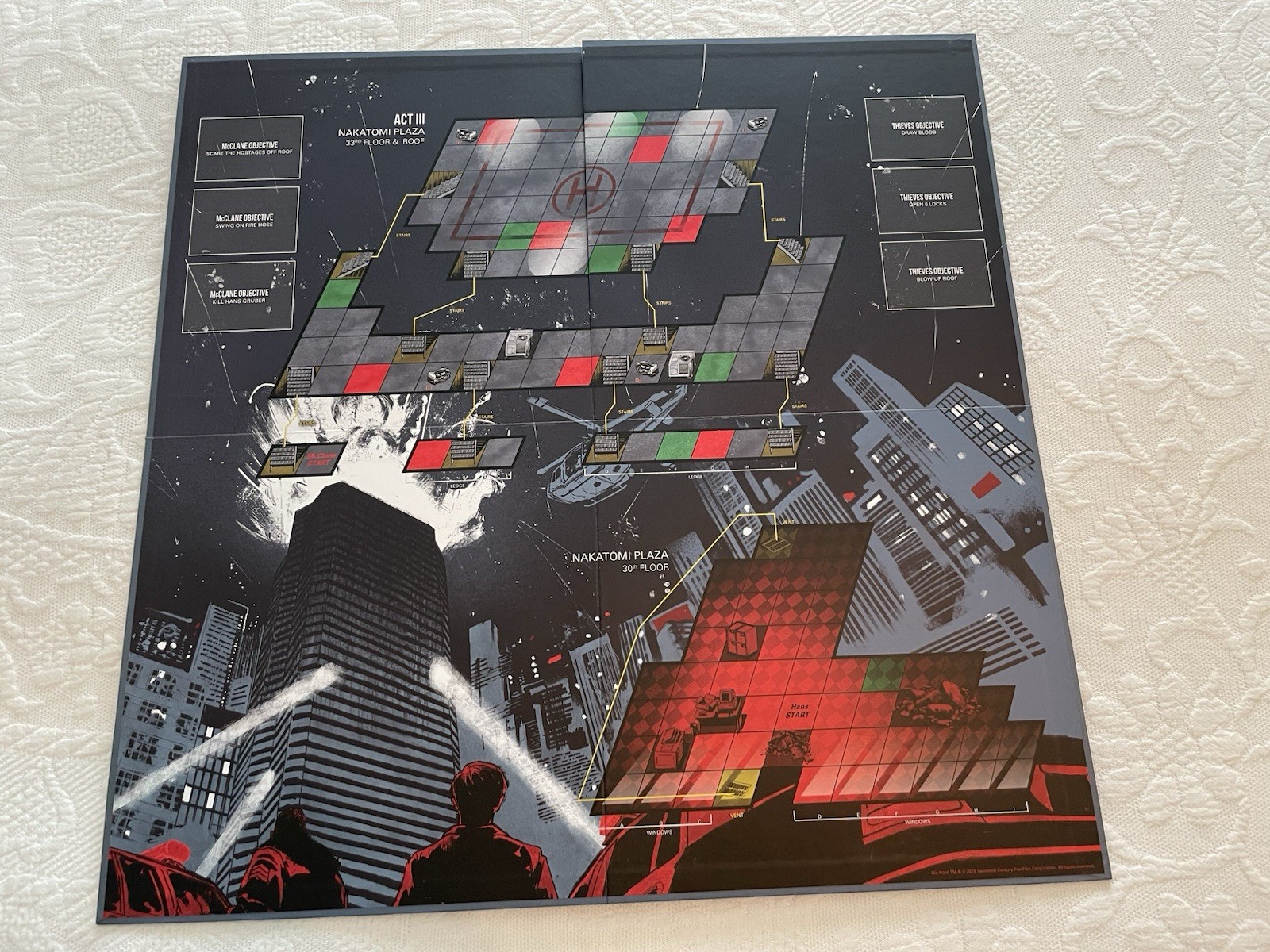 Die Hard Nakatomi Heist Strategy Board Game 2019 New Open Box
