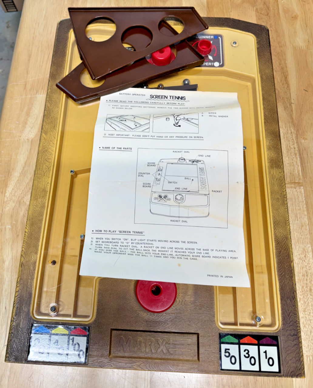 Vintage 1974 Marx Frenzy Game 5265 w/ Original Box Instructions Complete VG