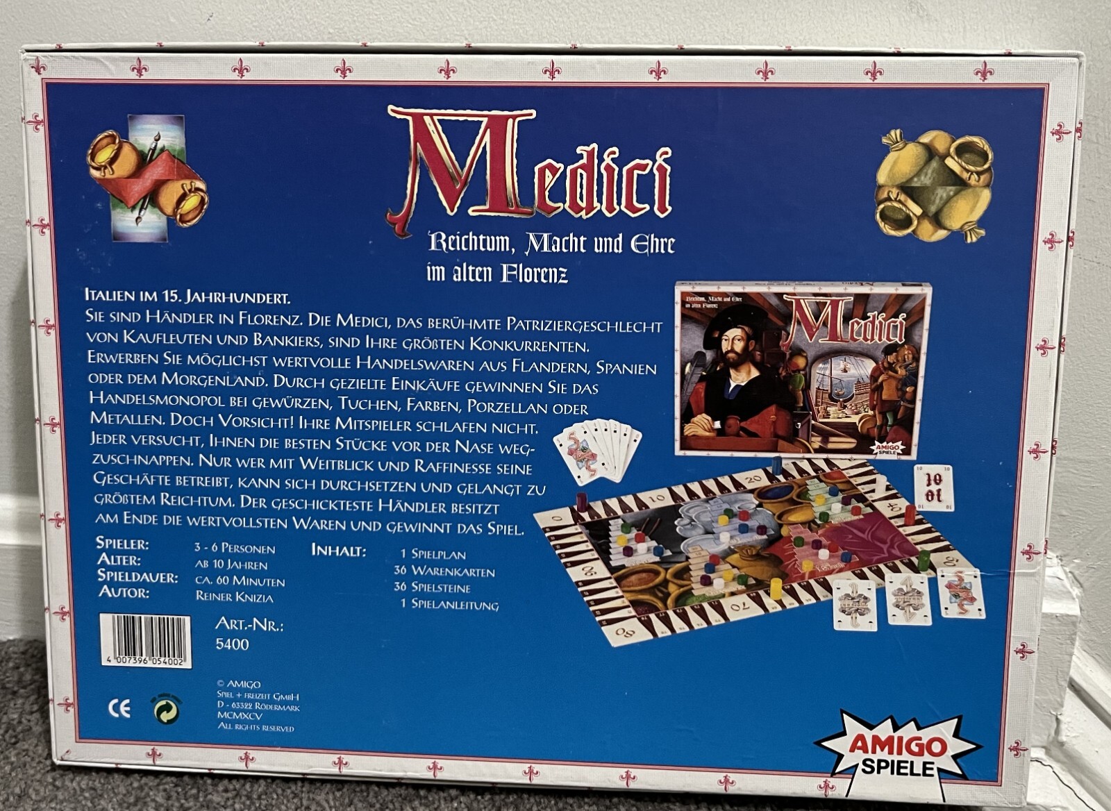 Amigo Boardgame Medici Box New