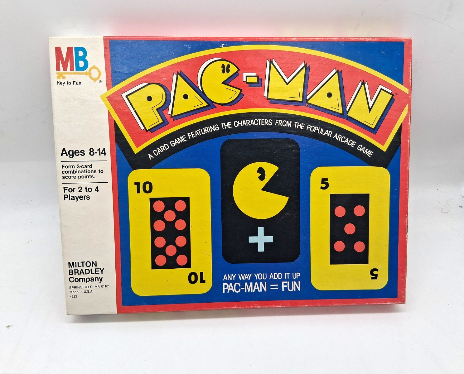 Vintage 1982 Pac-Man Card & Board Game Milton Bradley Complete Arcade Classic