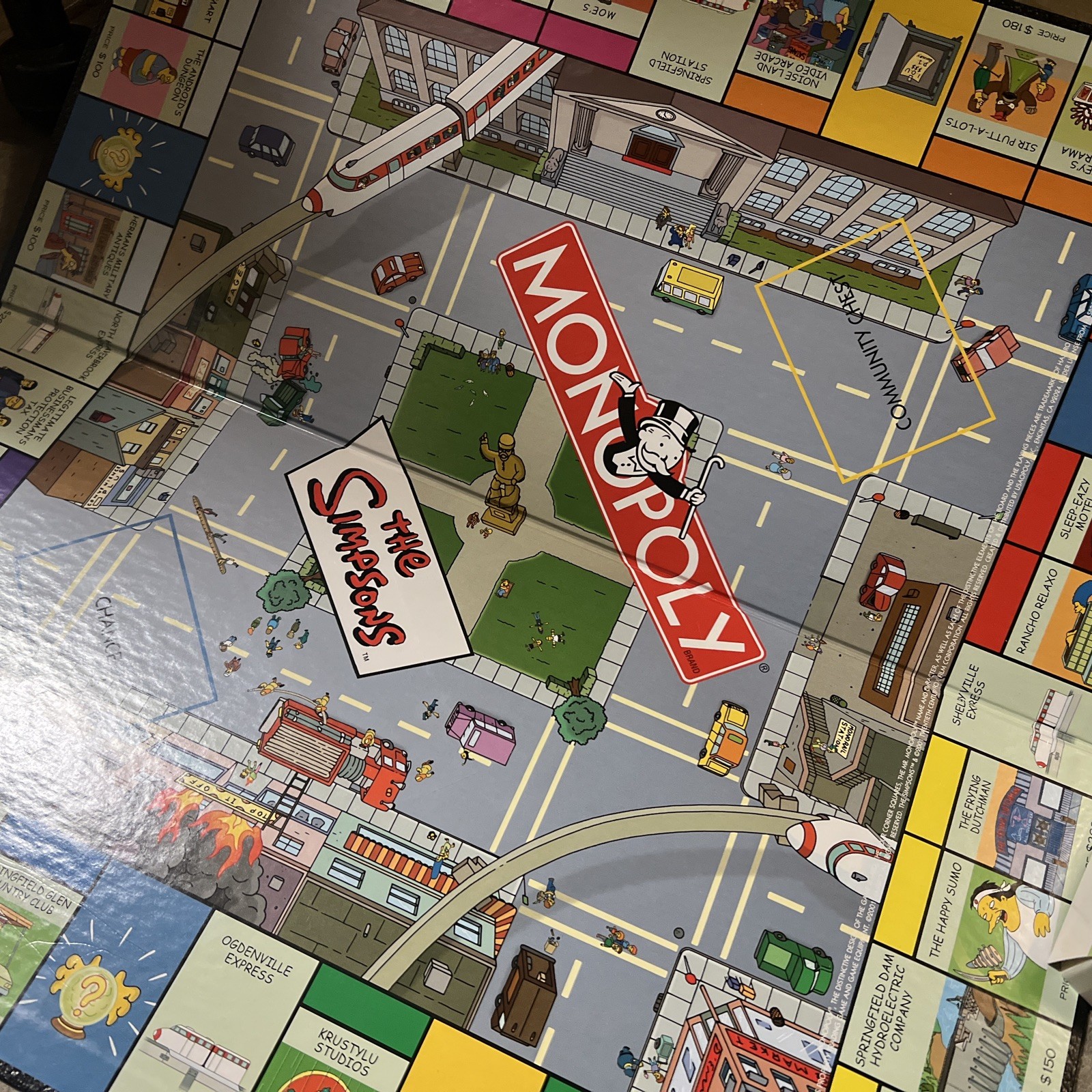 THE SIMPSONS MONOPOLY Complete With 4 Extra Mail-In Pewter Character Tokens RARE