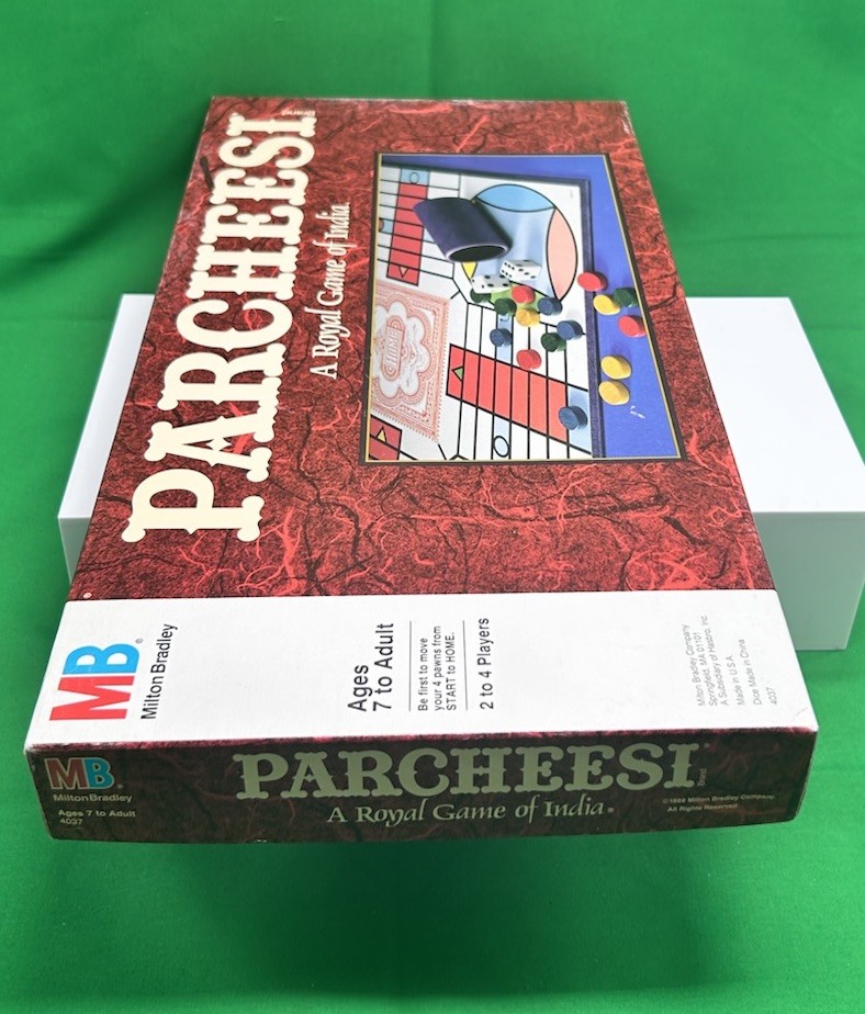 Vintage Parcheesi Board Game of India 1989 Milton Bradley Royal Complete