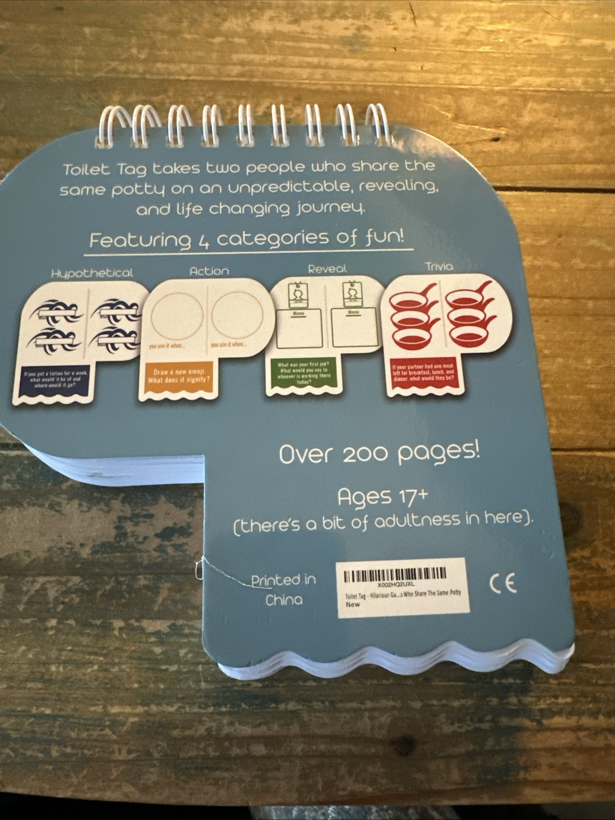 Toilet Tag Game for Couples Who Share The Same Potty- Excellent- Gag Gift