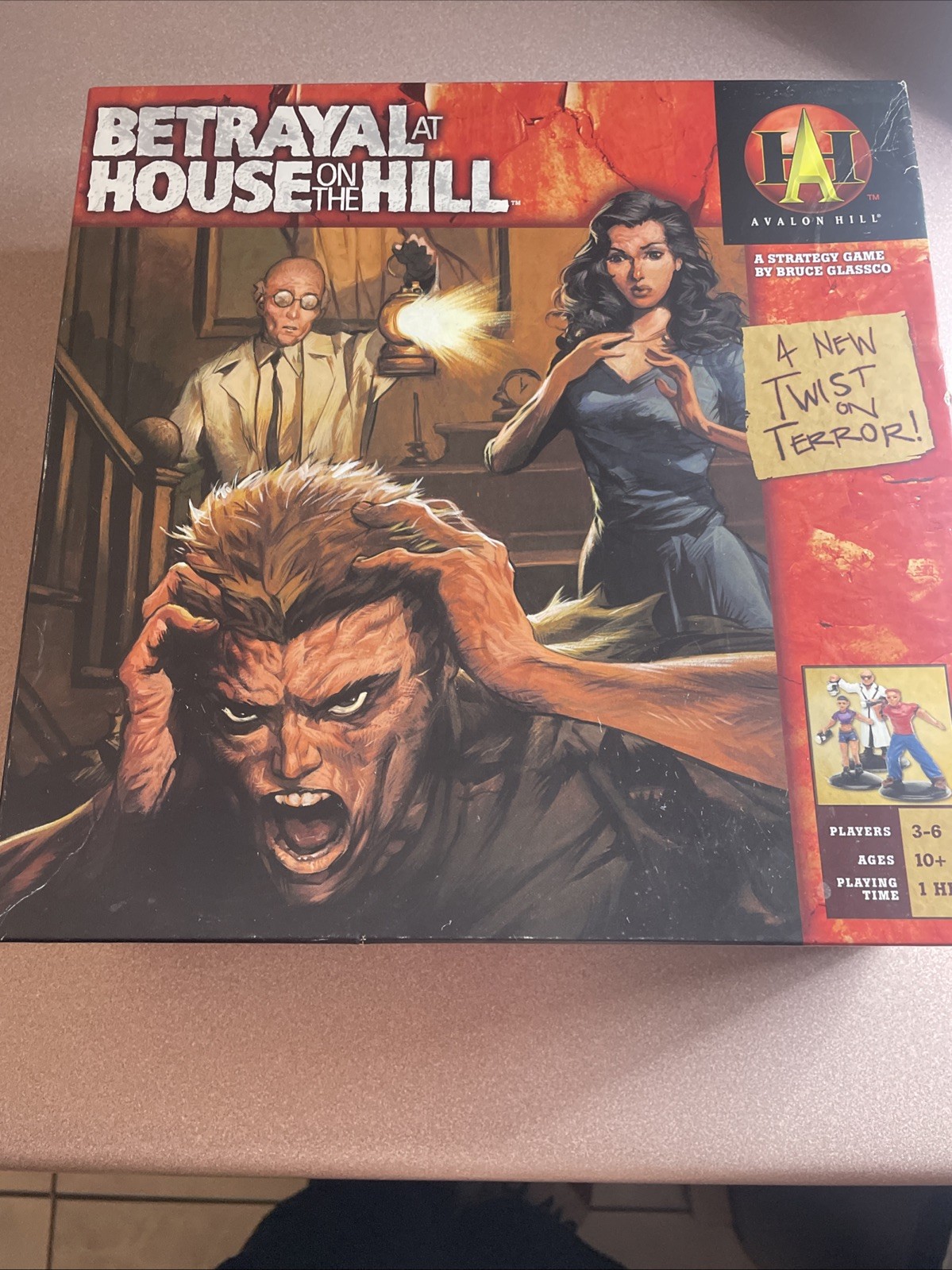 Betrayal at House on the Hill Board Game – Incomplete – Parts & Pieces Only