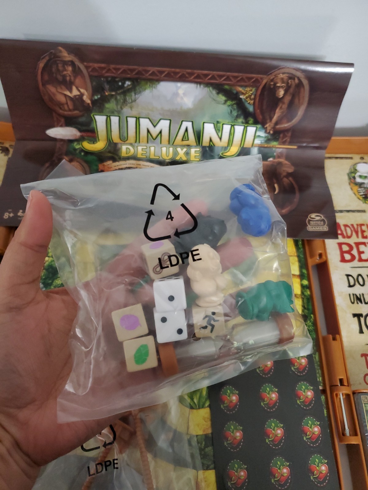 Spin Master Jumanji Complete Deluxe Electronic Board Game Never Used
