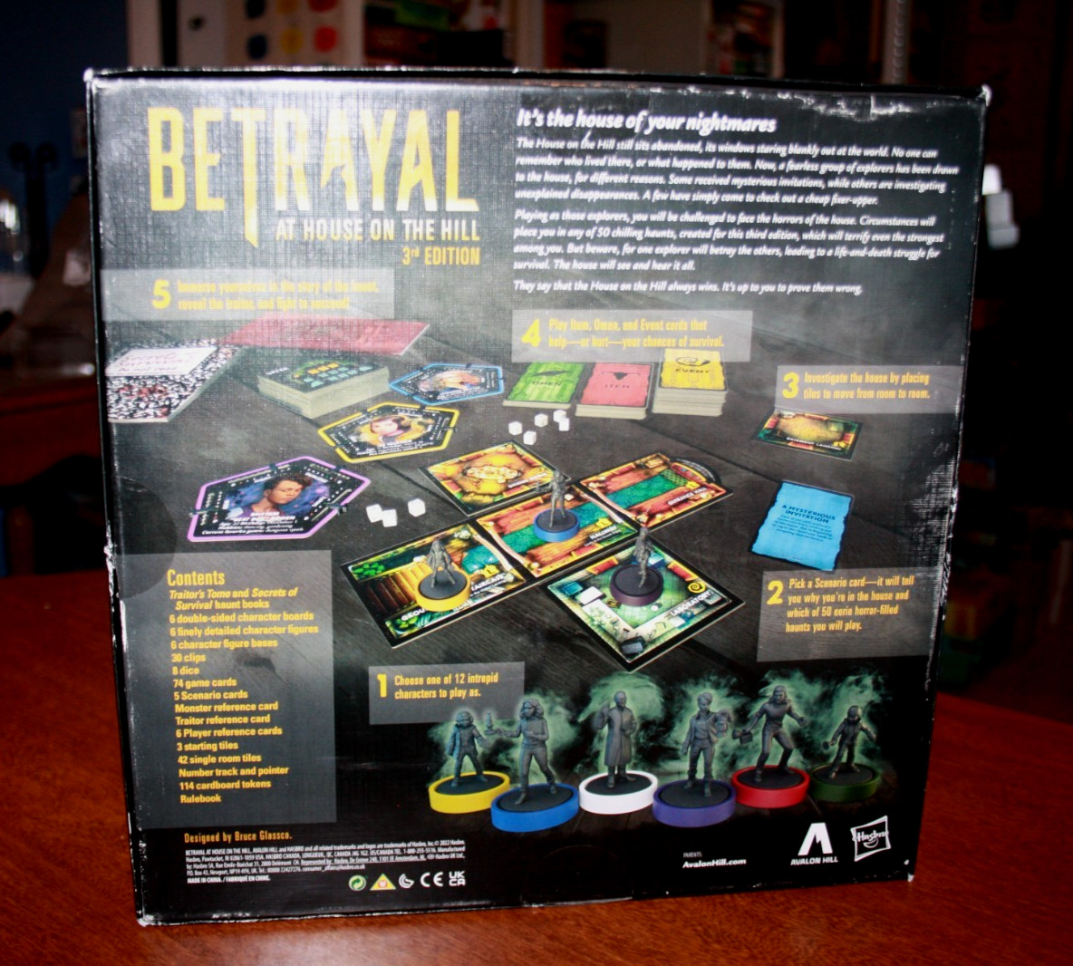 Betrayal at the House on the Hill Board Game 3rd Edition – Avalon Hill 2022