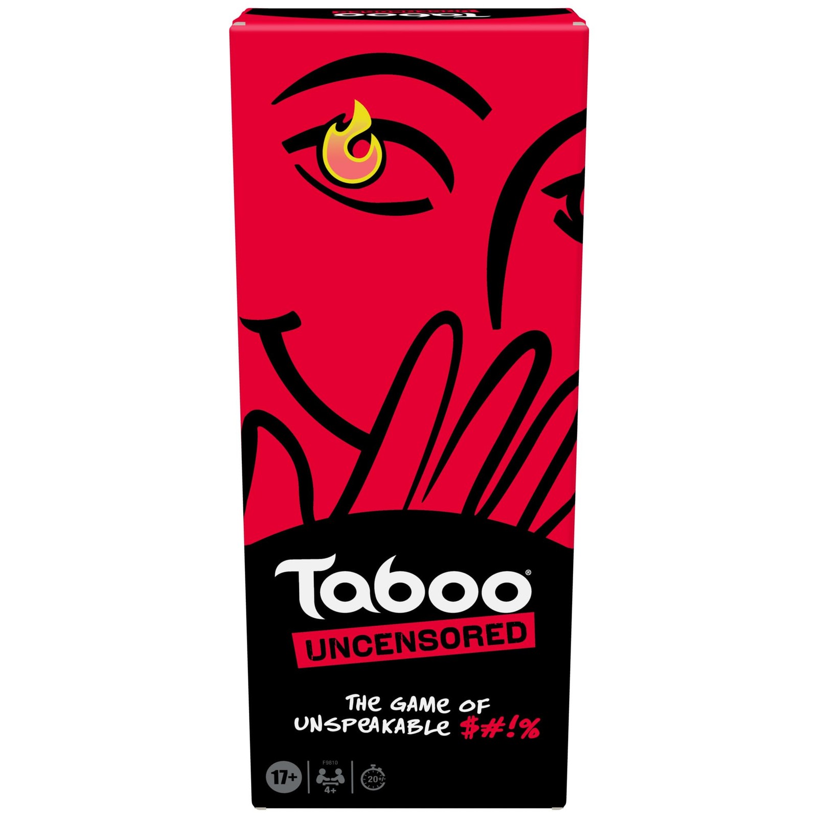 Hasbro Gaming Taboo Uncensored Board Game for Adults Only Ages 17+ 4+ Player