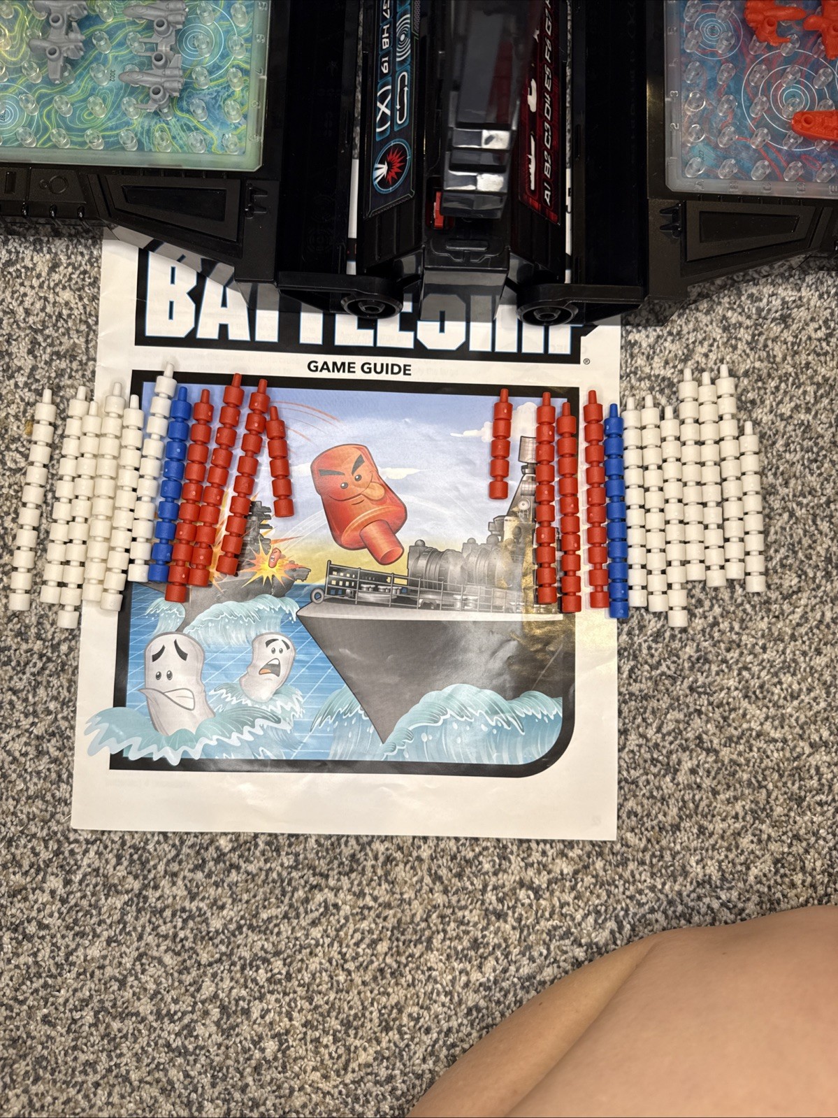 Hasbro Electronic Battleship A3846 Sea Battle Family Board Combat Lightly Used