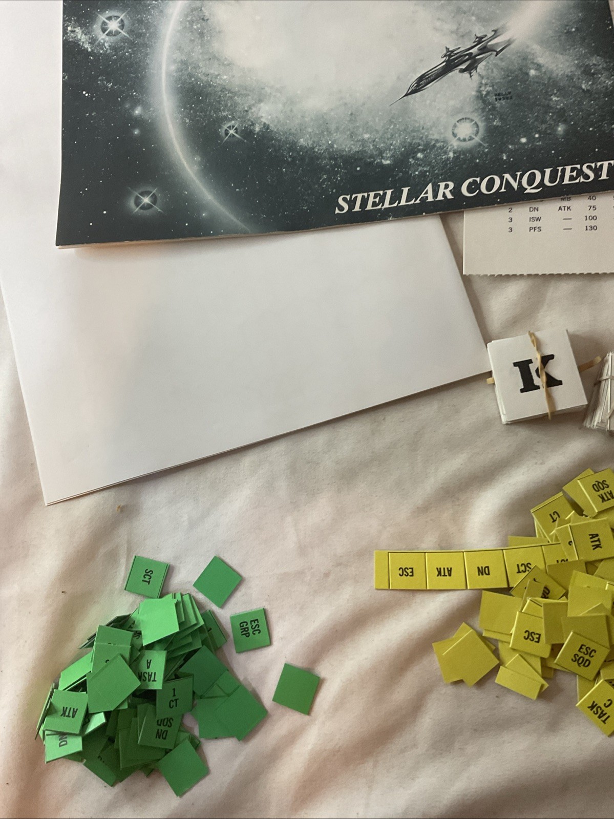 Stellar Conquest 1975 Metagaming Game of Conflict 1st Ed COMPLETE