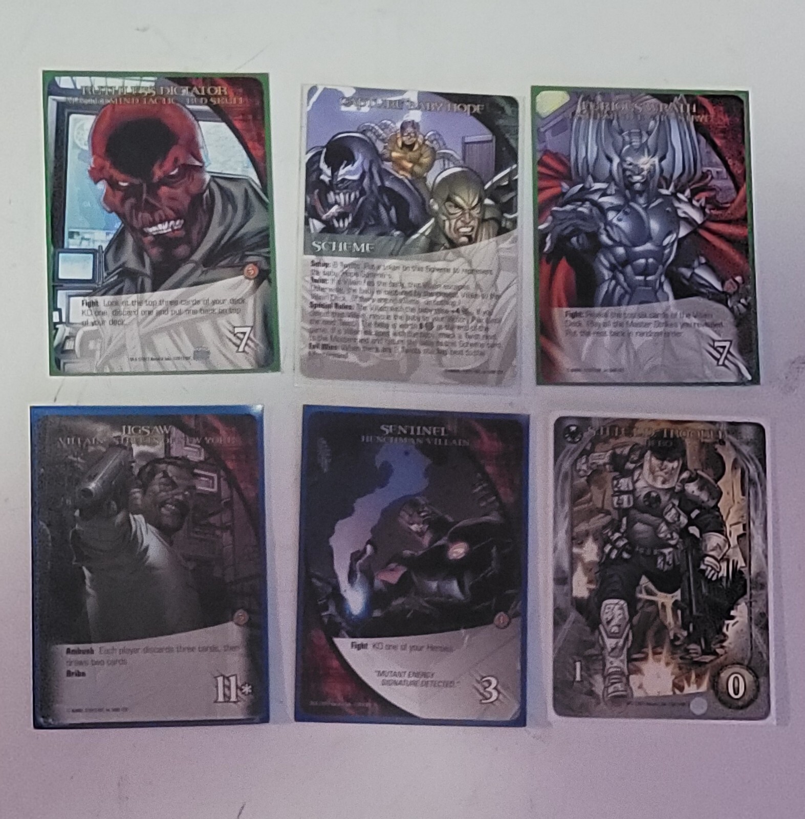 Lot 20 Legendary Dark City A Marvel Deck Card Game 2013 Incomplete Preowned Cond