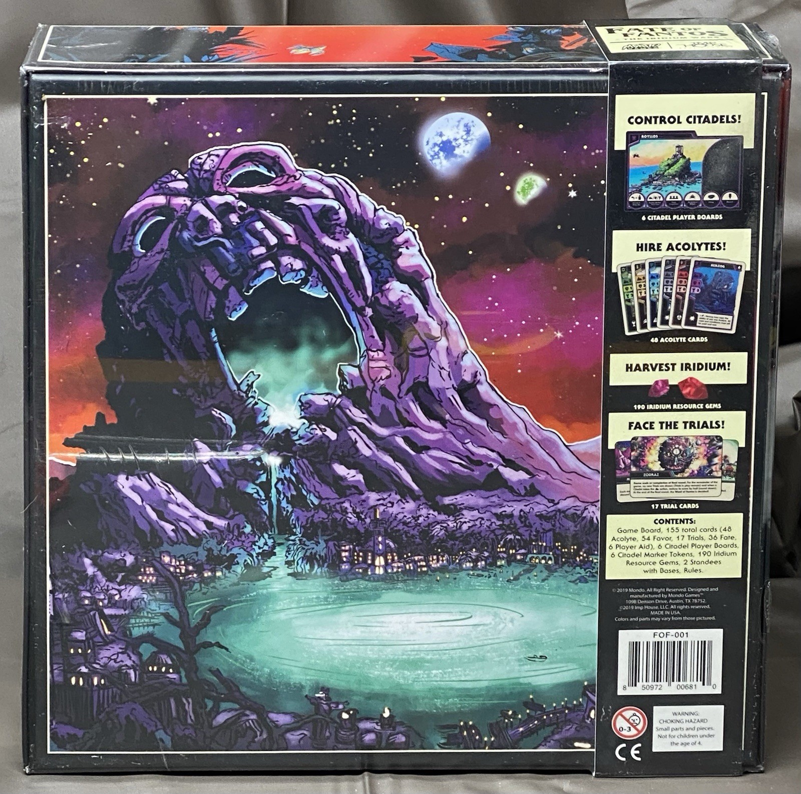 Fate Of Fantos The Iridium Wars Board Game