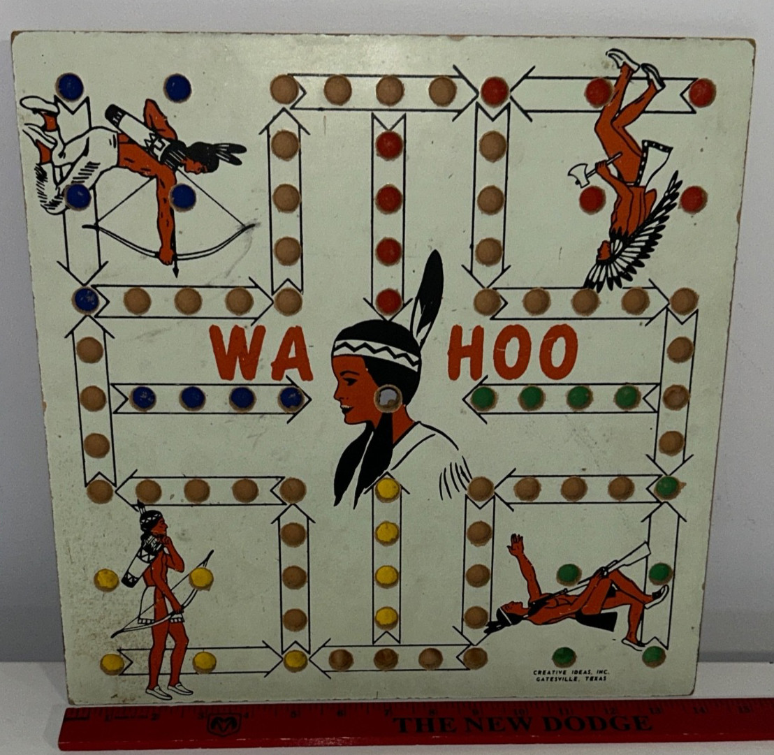 Vintage Creative Ideas Inc. WA HOO Marble Board Game, BOARD ONLY, Gatesville TX