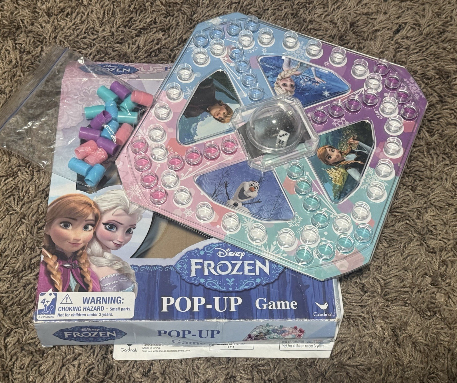 Disney’s Frozen Pop-up Game Based On The Game Trouble. Complete
