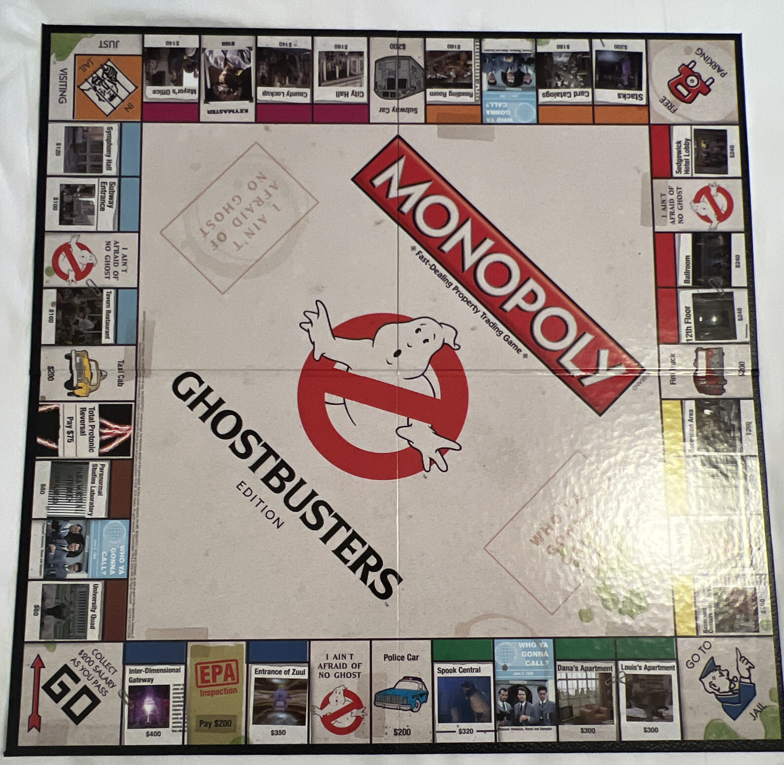 Ghostbusters Collector’s Edition Monopoly Board Game Complete