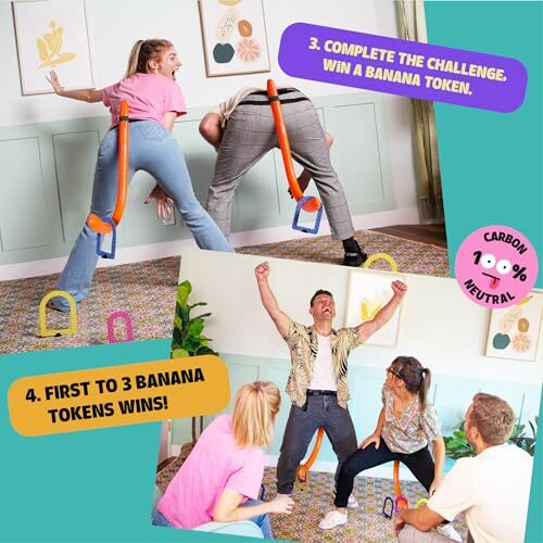 It’s Bananas! The Monkey Tail Game – Funny, Fun Party & Family Game for Kids,…
