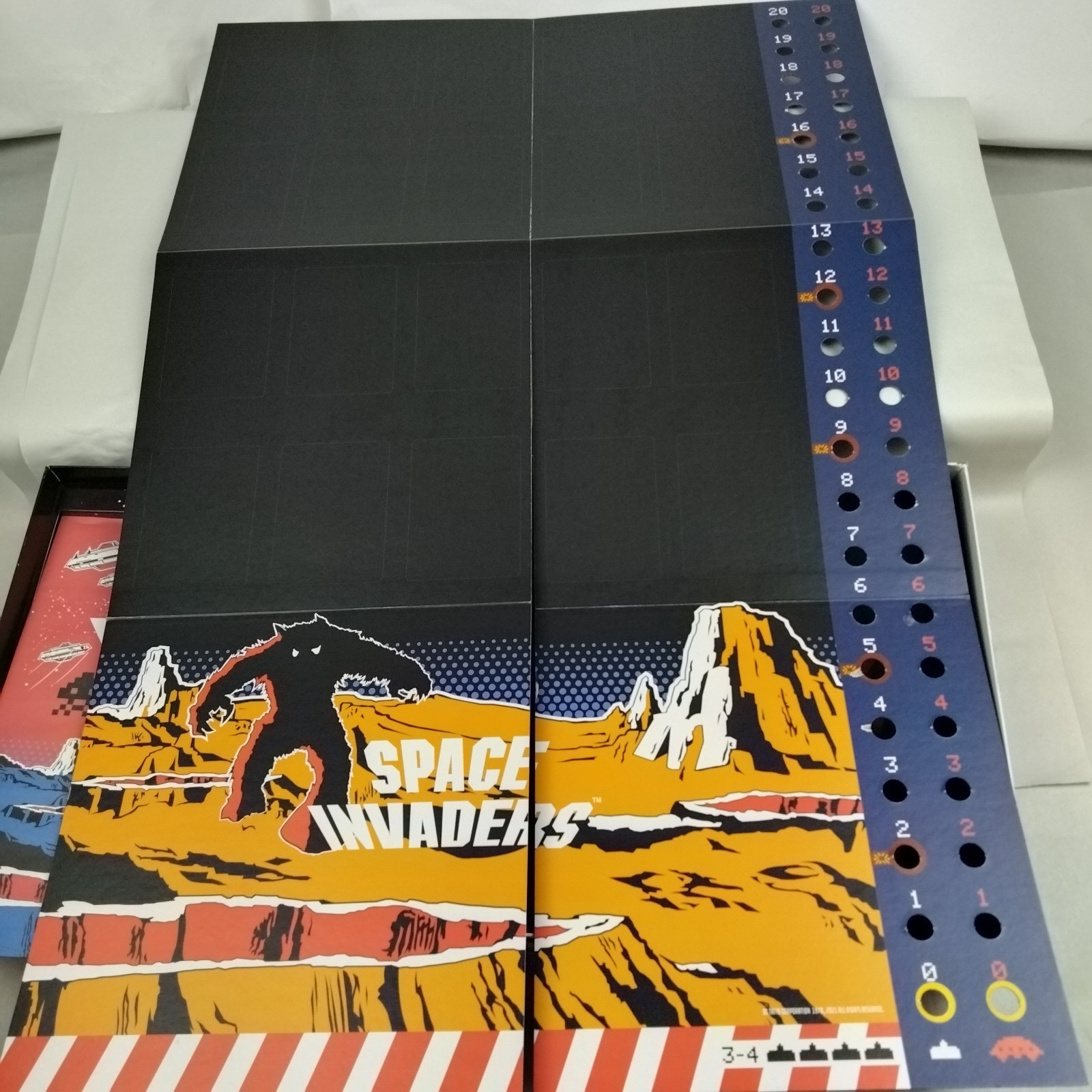 Space Invaders Strategy Board Game Taito Buffalo Games Arcade 3D Shooter UFO