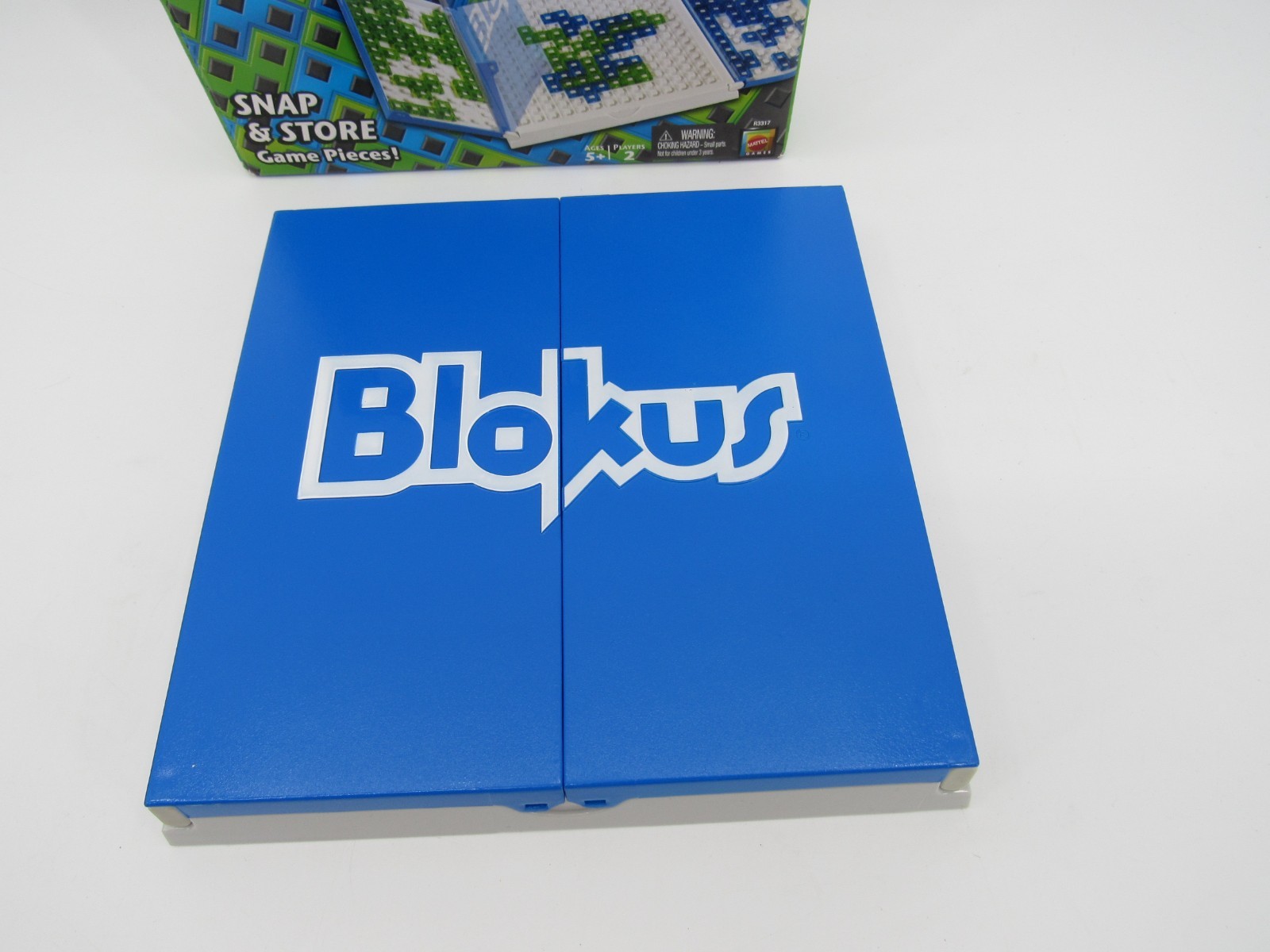 Blokus To Go for 2 Players COMPLETE Mattel 2009 Storage Trays Travel Strategy