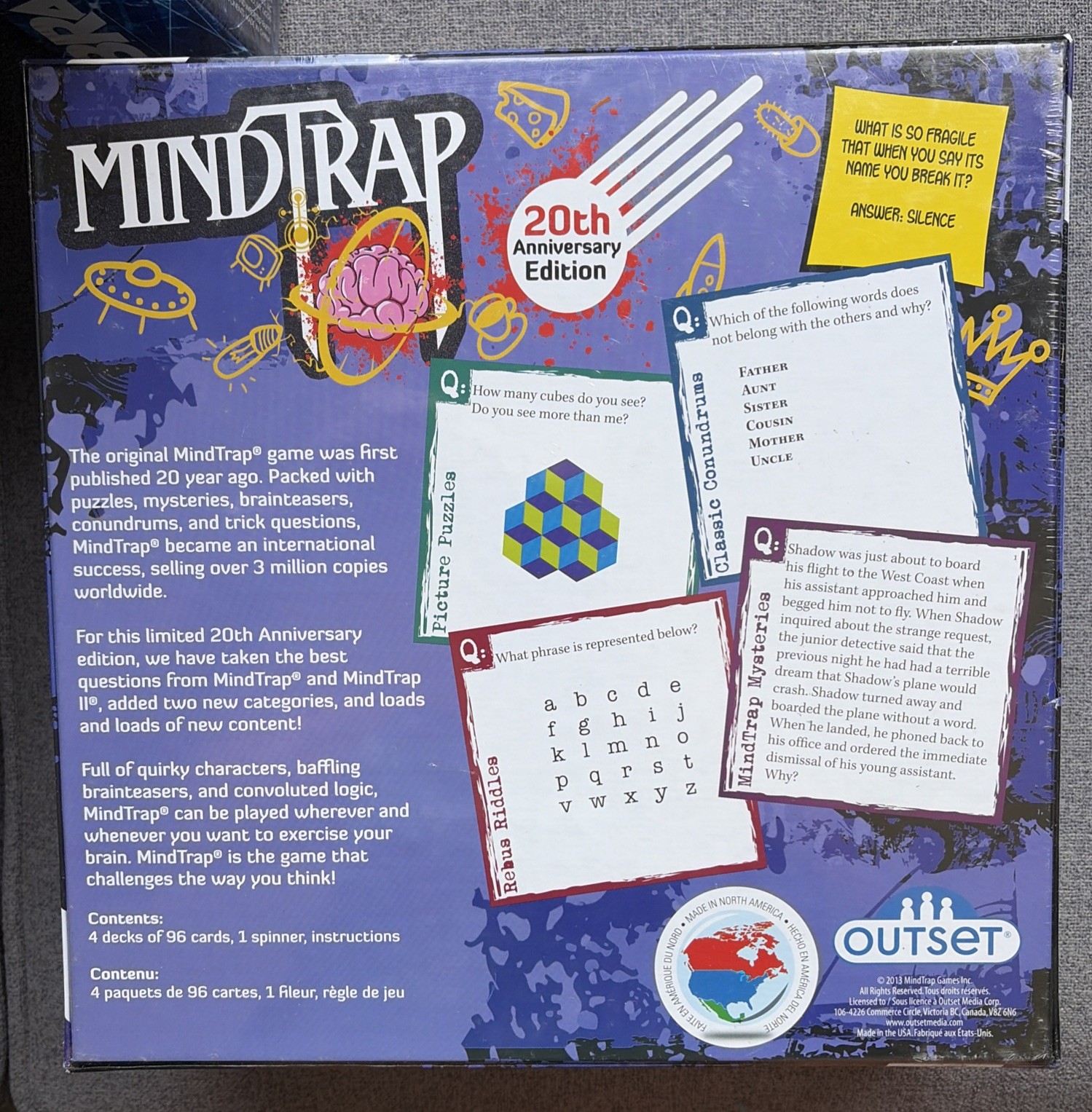 2 NEW Games Brain Games & Mind Trap Educational Mind Challenging Family Fun NEW!