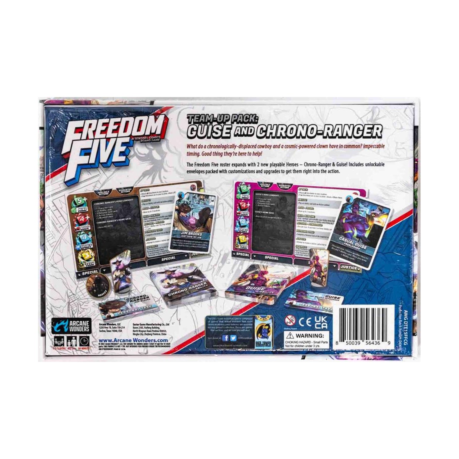 Arcane Wonders Freedom Five Team-Up Pack – Guise and Chrono-Ranger Box SW (New)