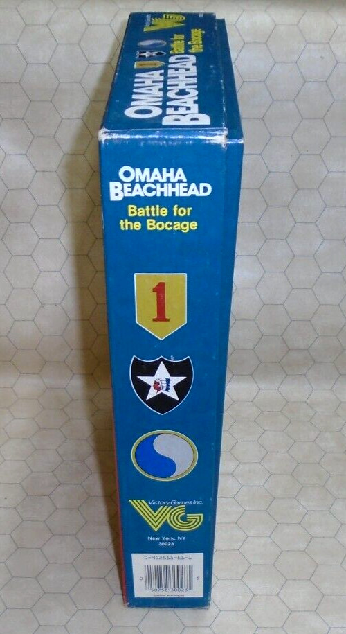 Omaha Beachhead WWII Battle Game COMPLETE & UNPUNCHED – Victory Games USA