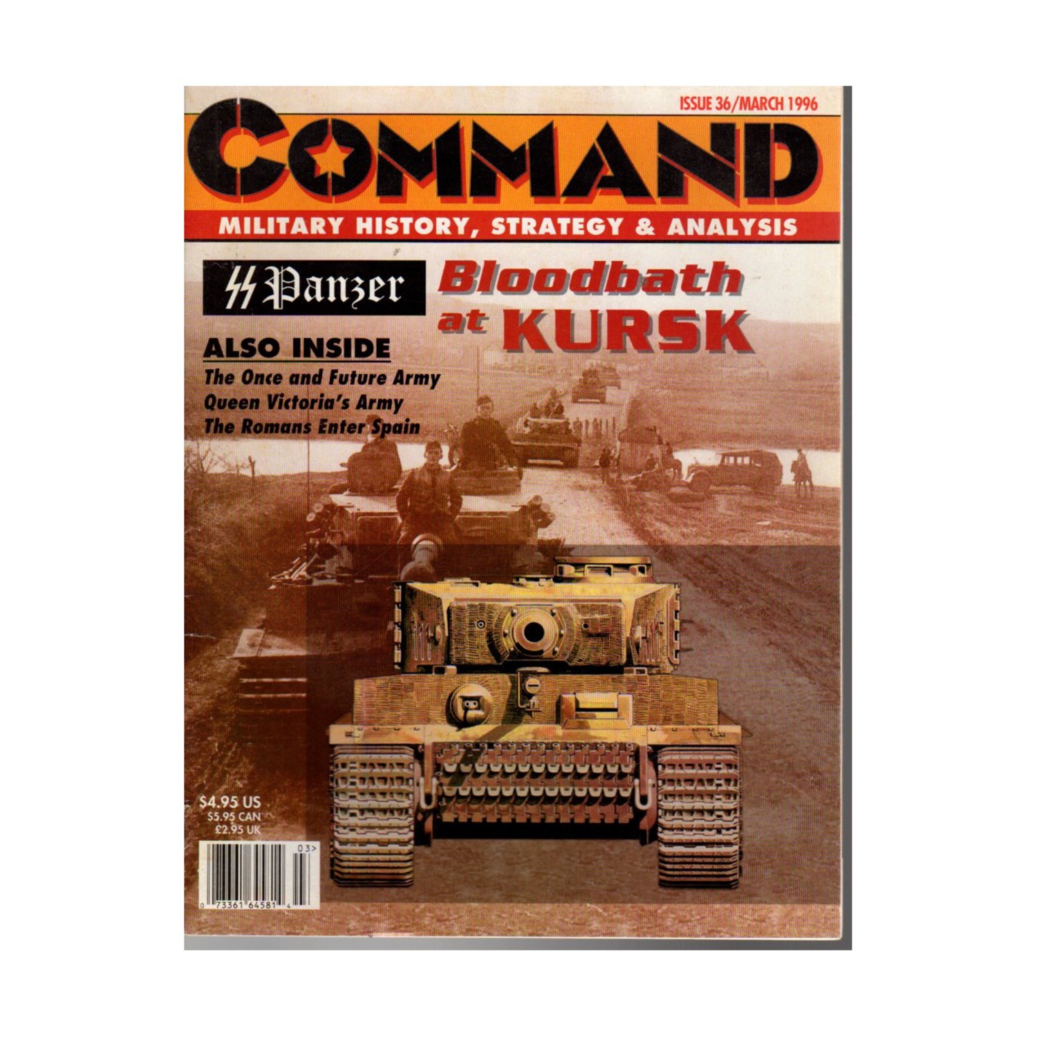 XTR Command Mag #36 w/SS Panzer – Bloodbath at Kursk Mag VG+
