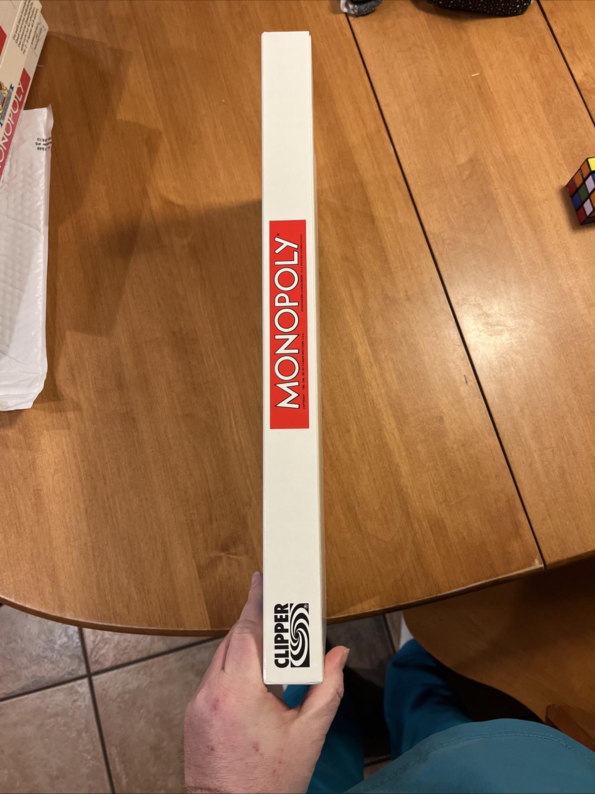 MONOPOLY GAME Dutch Language Version 1961 Complete Mild Box Damage Parts Sealed