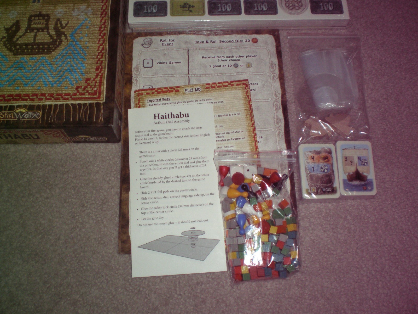 Haithabu Board Game by Speilworxx – Contents In Shrink Never Played Wolfgang