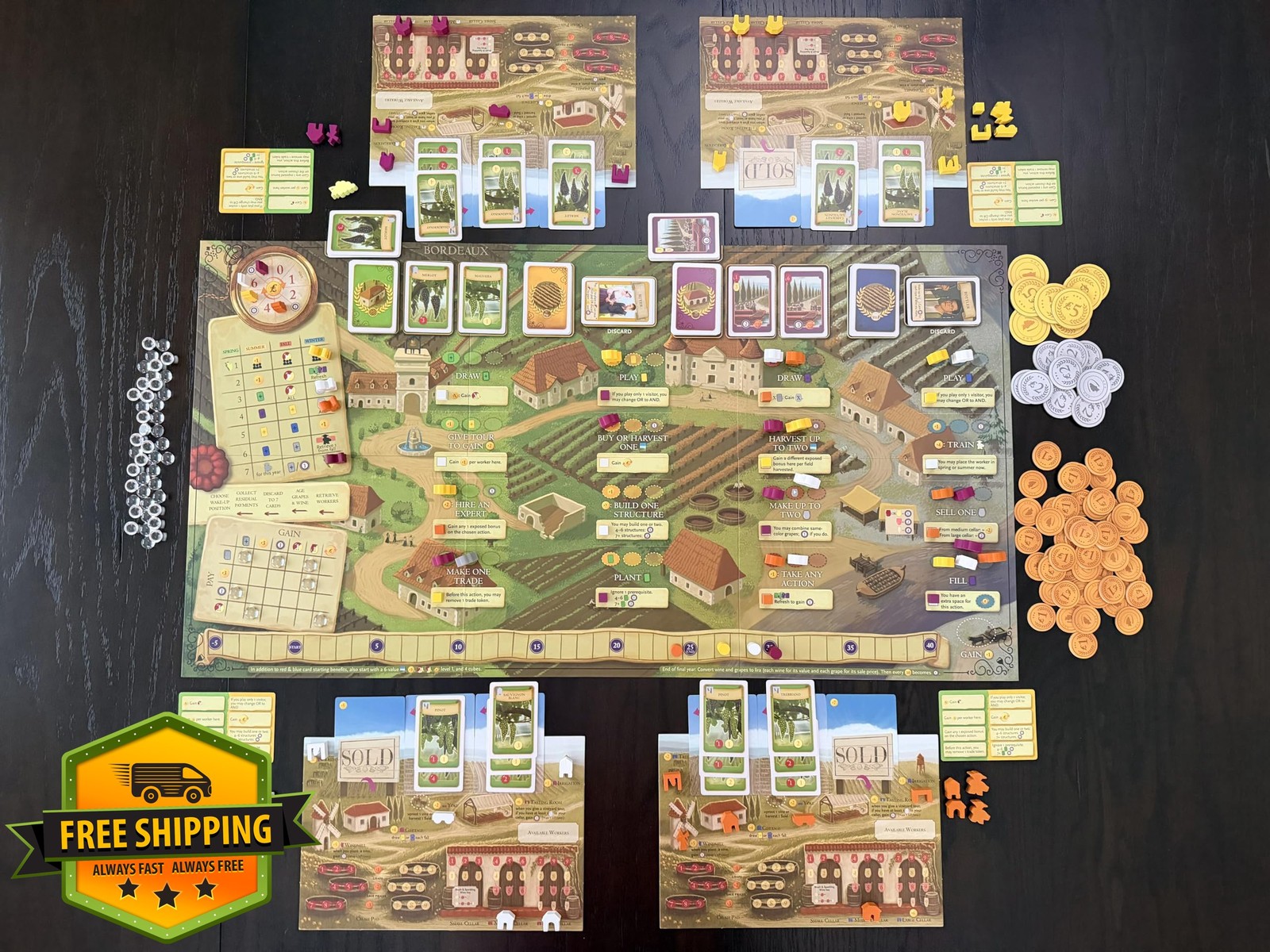 Stonemaier Games: Viticulture: Bordeaux Expansion by Jamey Stegmaier | Add to…