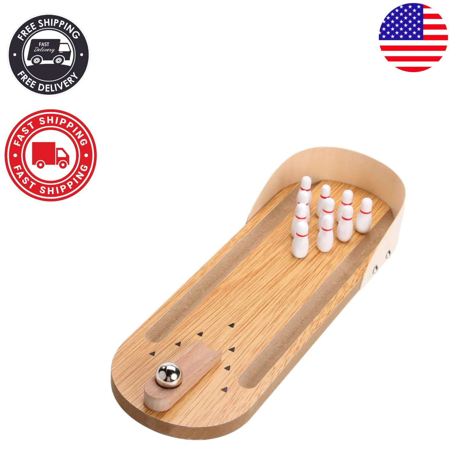 Kids & Adults Mini Bowling Set – Enjoy Stress Relief and Family Fun Together