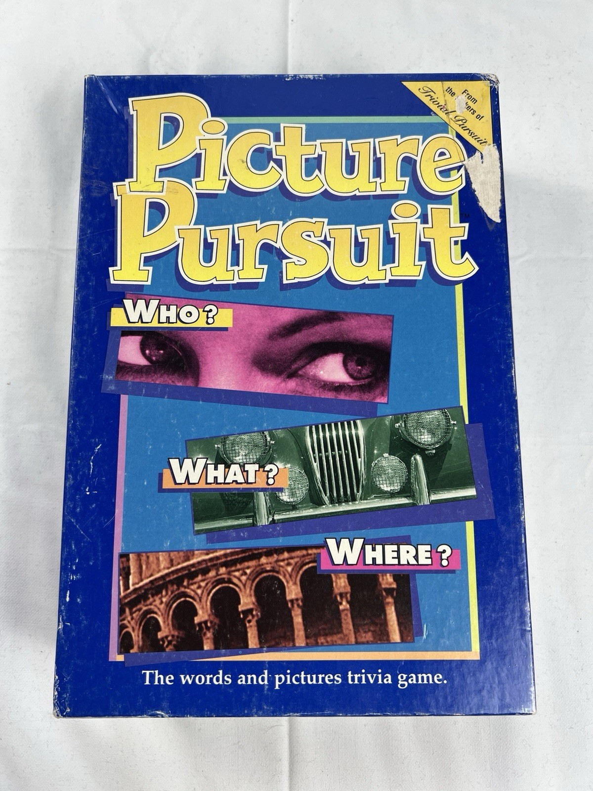 Picture Pursuit Board Game 1994 Parker Brothers Complete Vintage Trivia Puzzle
