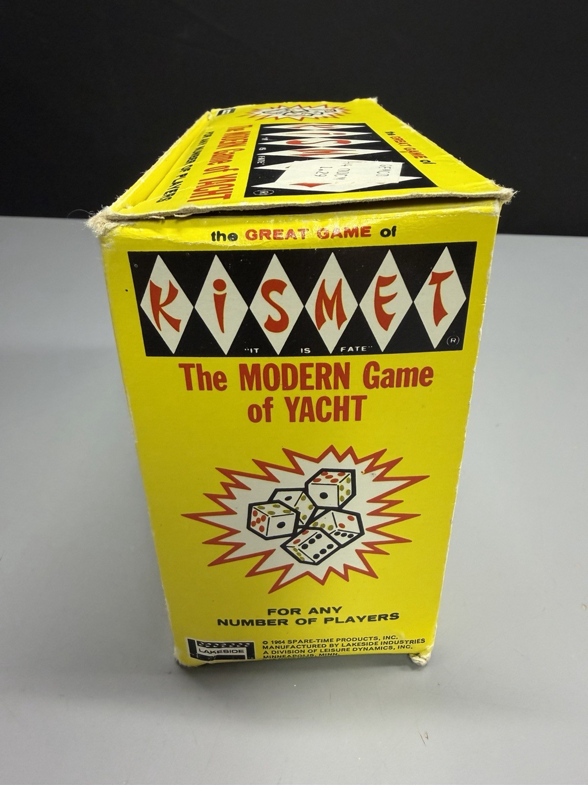 Vintage 1964 Kismet Game By Lakeside Complete With Original Box & Instructions