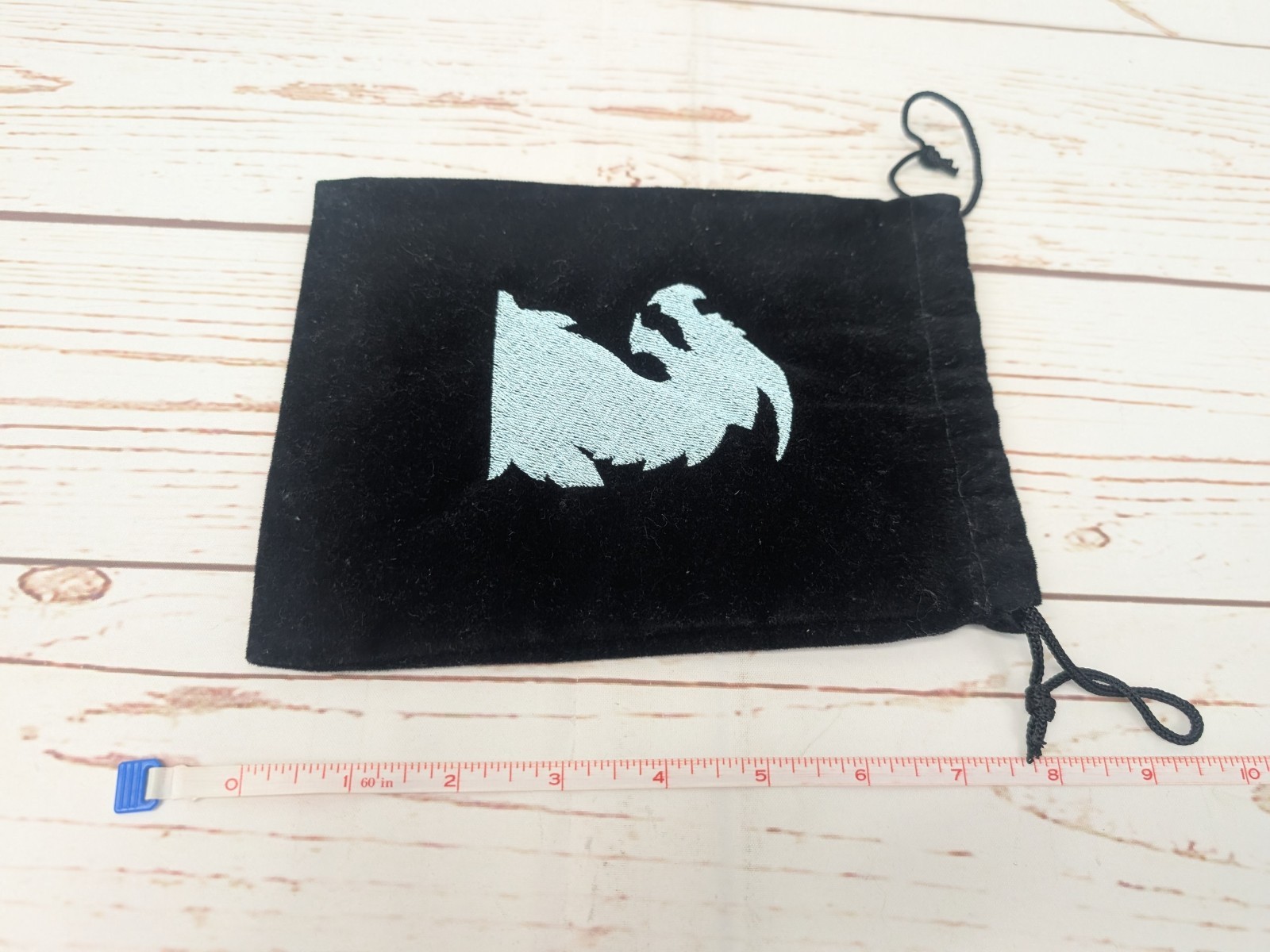 Clank! Board Game Replacement Black Bag Blue Dragon Approx 6″x8″