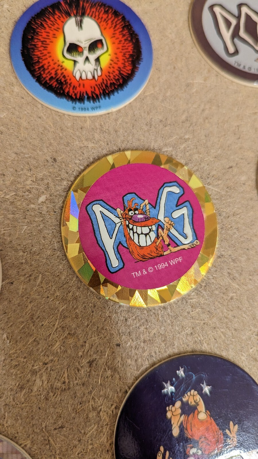 (Lot Of 17) The Original Pog Milkcaps POG Branded Mix Of Series I And II 1994