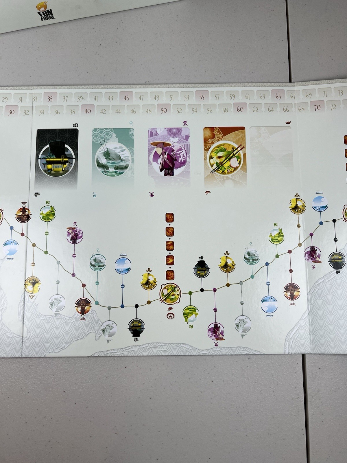 Tokaido Board Game Fun Forge 2012 COMPLETE Excellent