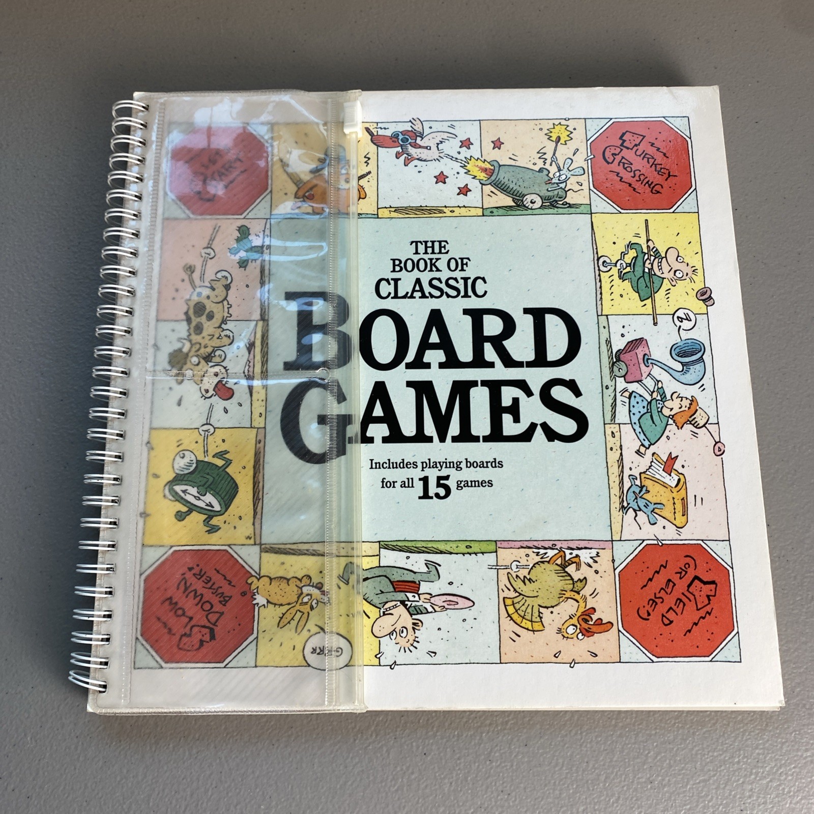 THE Book of Classic Board Games 1991 Vintage KLUTZ PRESS No Game Pieces