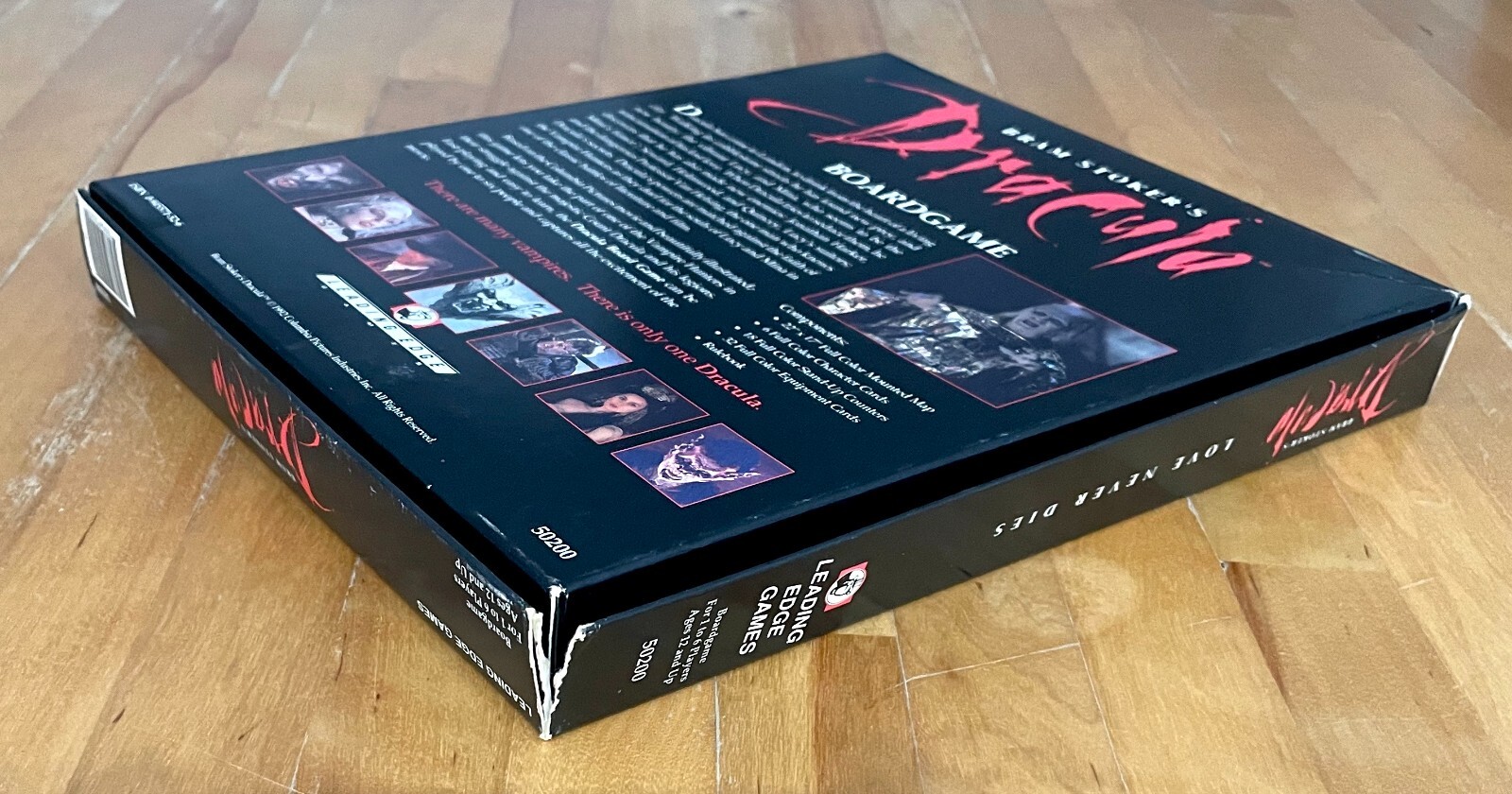 BRAM STOKER’S DRACULA BOARD GAME – COMPLETE & UNPUNCHED – LEADING EDGE GAMES