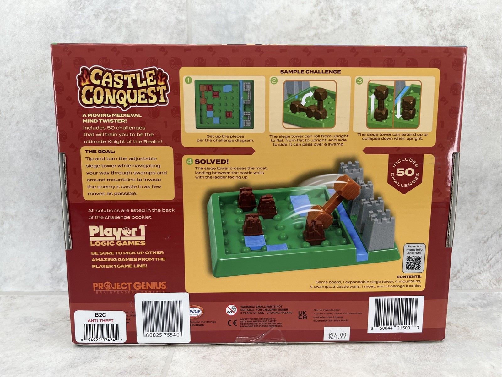 Castle Conquest – Single Player Logic Game, 50 Challenges Player1 – Medieval New