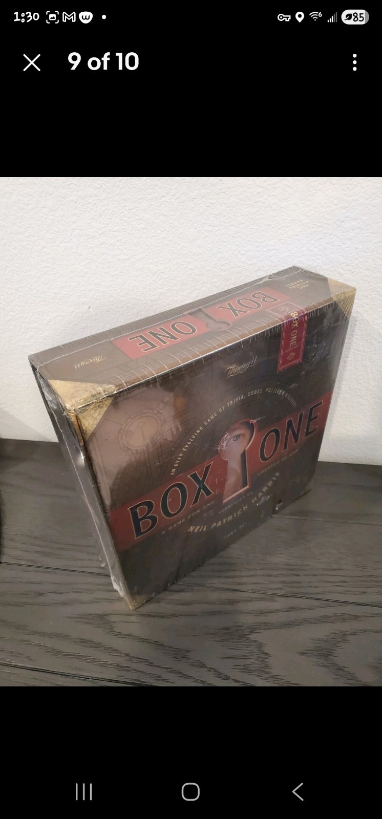 NEW BOX ONE Presented by Neil Patrick Harris: Mystery Board Game Escape Room