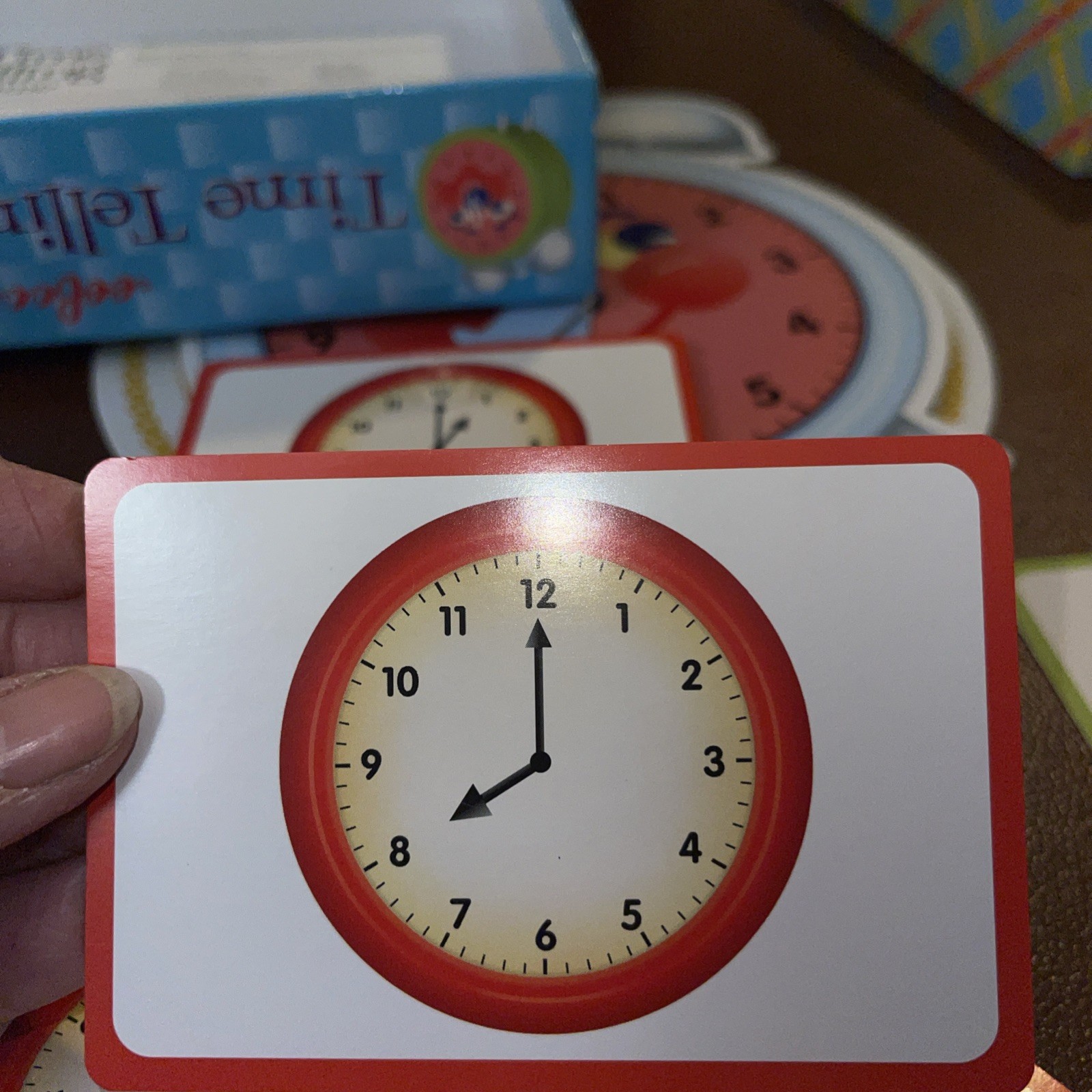 eeBoo Time Telling Game – Colorful Educational Board Game