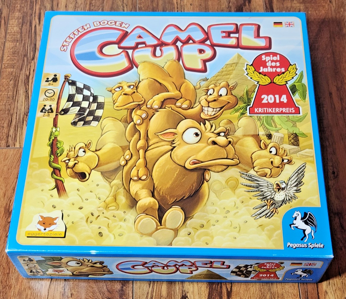 Camel Up Cup Board Game [Complete] Pegasus Games Stephen Bogen
