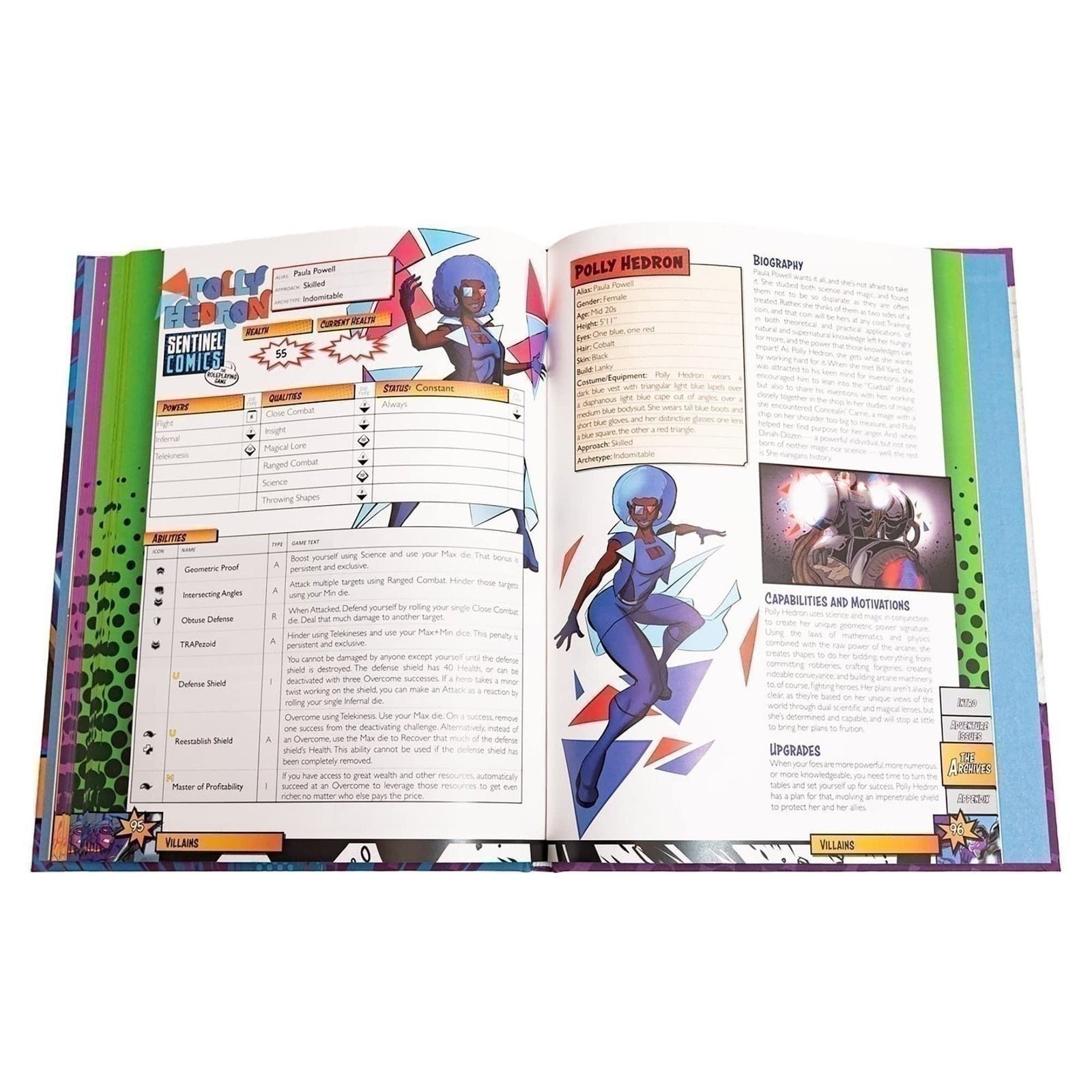 Greater Than Games | Sentinel Comics: The Guise Book | Tabletop Role Playing…