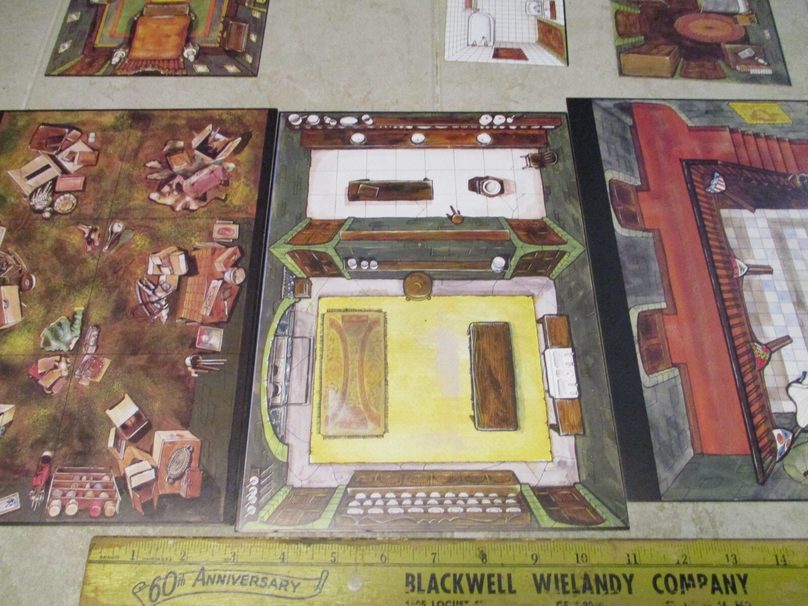 Halls of Horror: Gothic Floor Plans COMPLETE Dungeon Floor Plans 02019 GW AD&D