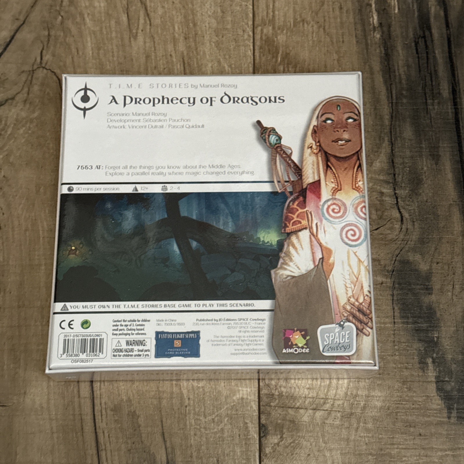 A Prophecy of Dragons Scenario Time Stories Board Game
