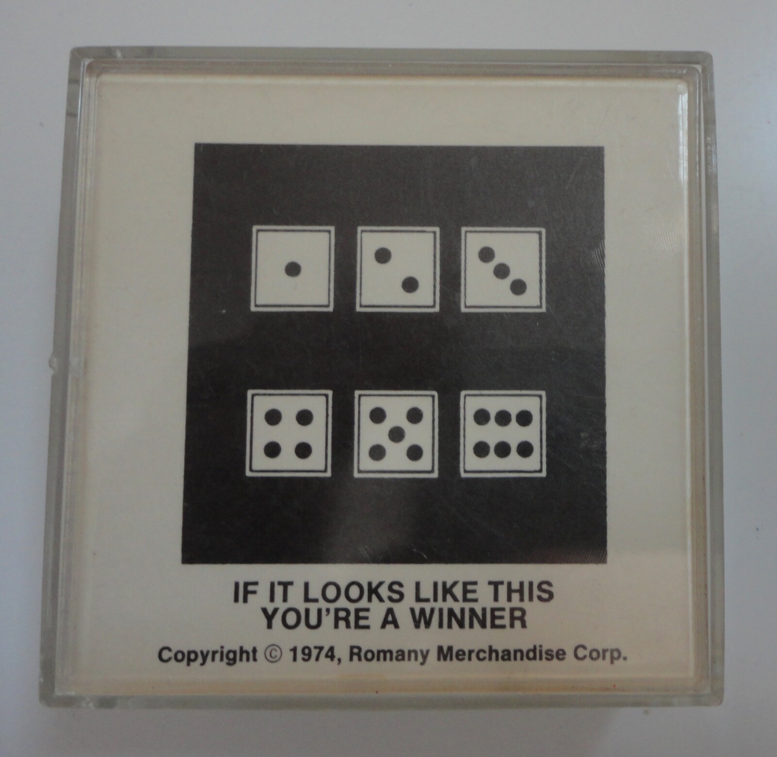 Vintage 1974 Romany Puzzle Self Contained Dice Game 1970s