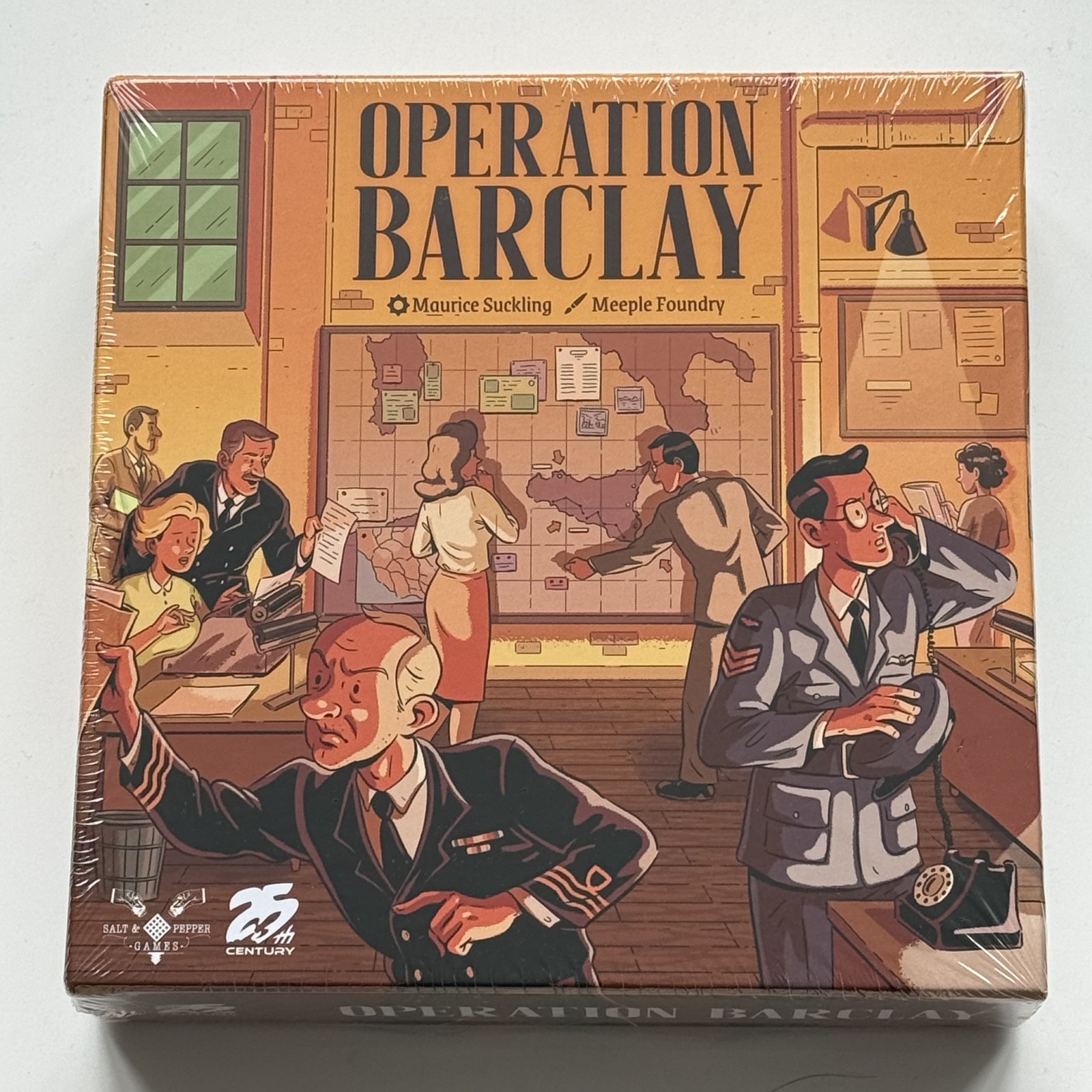 Operation Barclay Board Game (2025) Salt & Pepper 25th Century Games Excellent