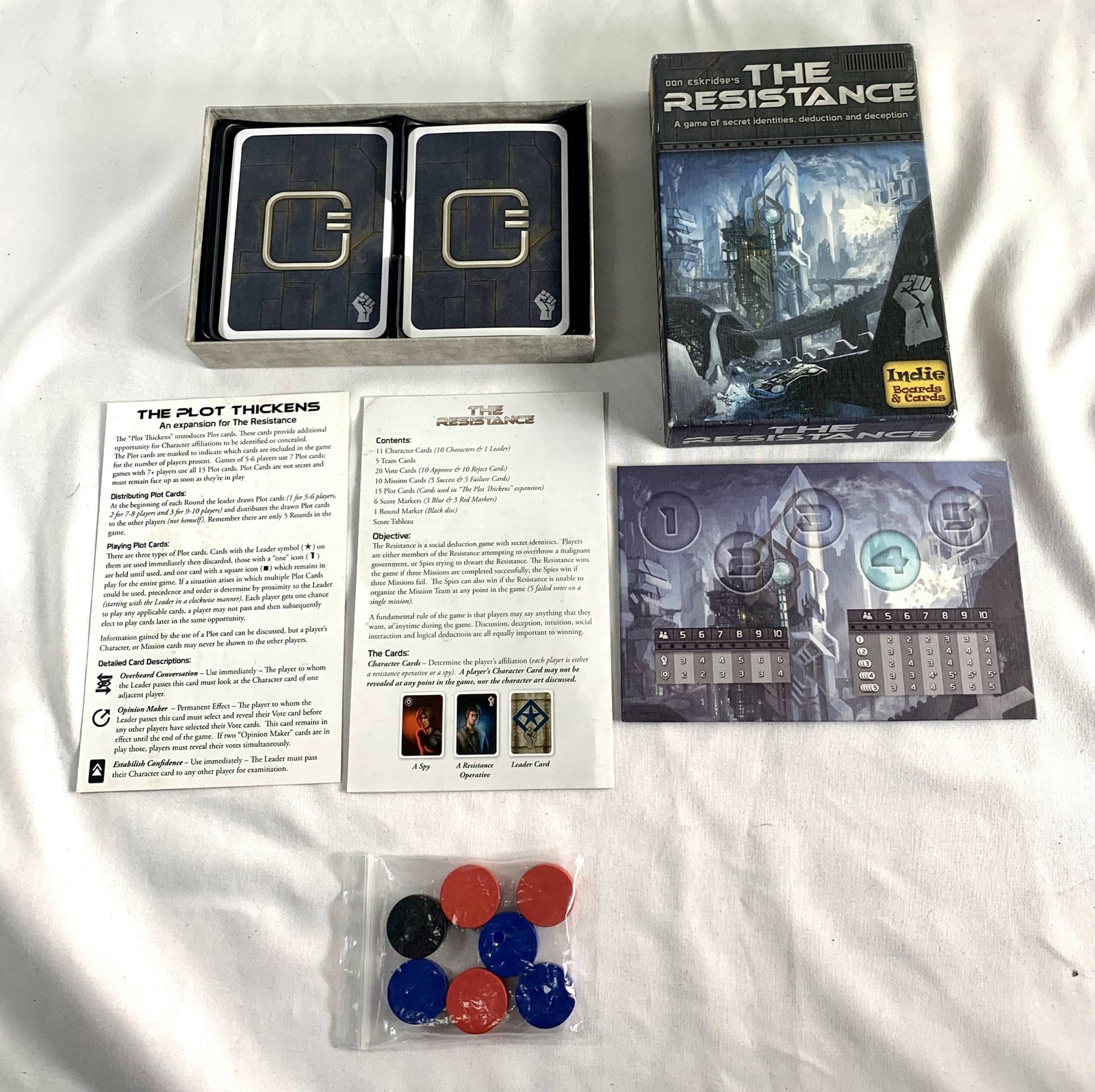 Indie Boards & Cards Boardgame The Resistance (1st Edition) Fair