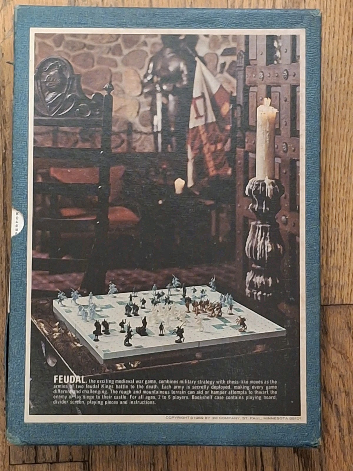 Feudal: The Game Of Siege And Conquest Vintage Board Game 1967 3M Complete VG 🔥