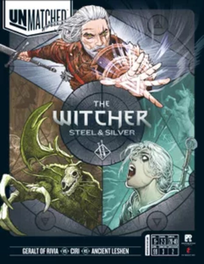 Unmatched: The Witcher – Steel and Silver NEW! Free Shipping!