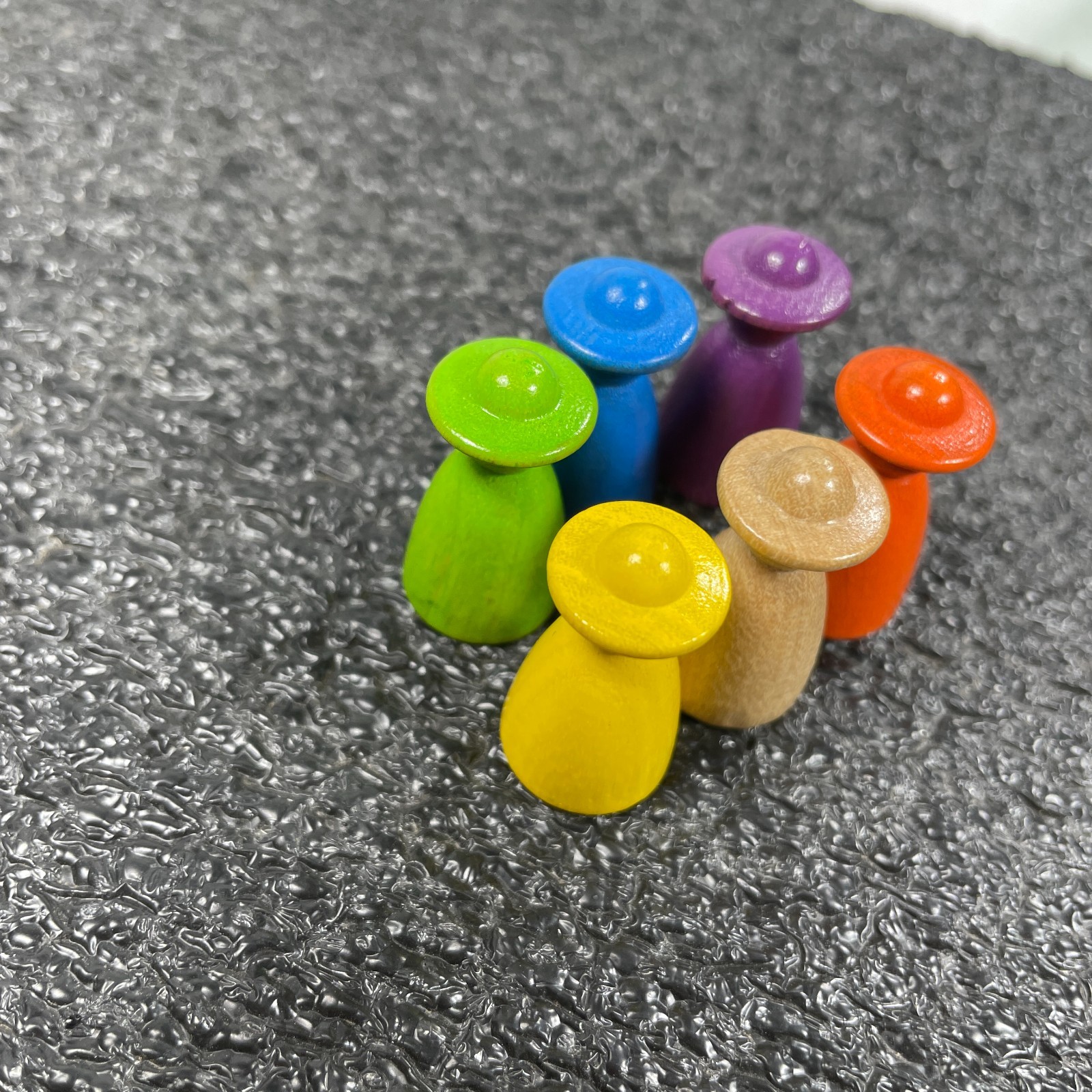 1982 Enchanted Forest Board Game Playing Pieces (6) Replacement Only