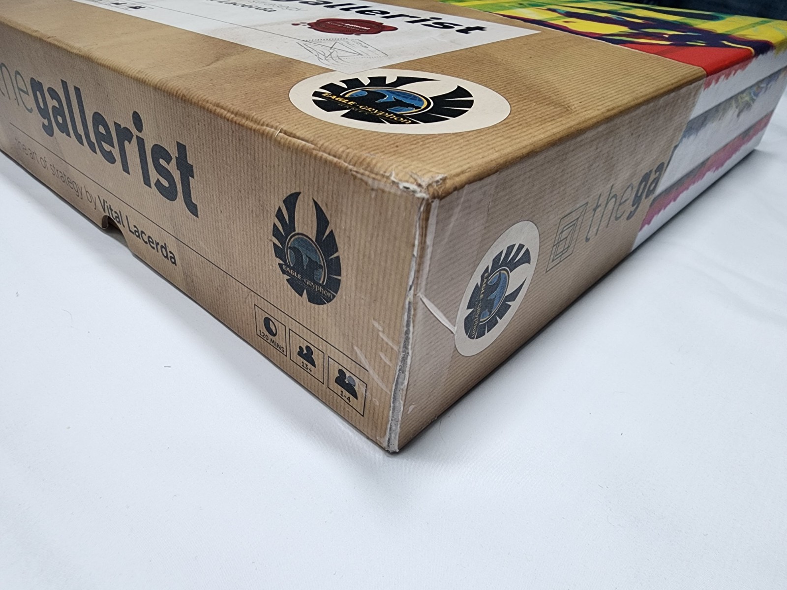 The Gallerist Strategy Board Game Vital Lacerde Eagle-Gryphon Games COMPLETE
